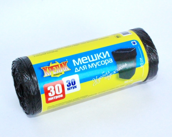 Мусорный пакет 30 л. "Крепак"