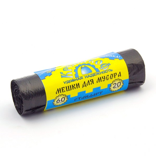 Мусорный пакет 60л. "Крепакофф"